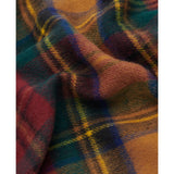 Barbour New Check Tartan Scarf In Harvest Gold