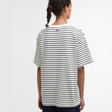 Barbour Oakley Striped T-Shirt In White