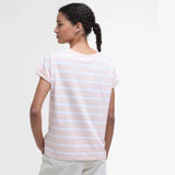 Barbour Otterburn Stripe T-shirt Primrose In Pink