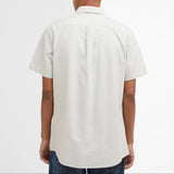 Barbour Oxtown Oxford Tailored Short-Sleeved Shirt in Sea Green