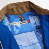 Barbour Paul Smith Paul Loves Sugarlump Bedale Casual Jacket In Royal