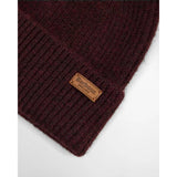 Barbour Pendle Beanie In Wine
