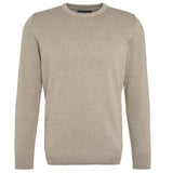 Barbour Pima Cotton Crew Neck Jumper In Vintage Khaki