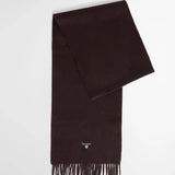 Barbour Plain Lambswool Scarf In Rustic