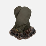 Barbour Primrose Waterproof Mittens In Olive