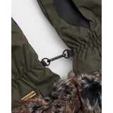 Barbour Primrose Waterproof Mittens In Olive