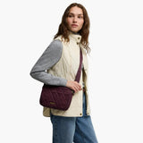 Barbour Quilted Crossbody Bag In Fig