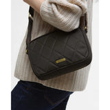 Barbour Quilted Crossbody Bag In Olive