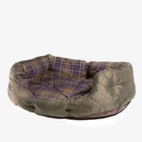 Barbour Quilted Tartan Dog Bed 30 Inches