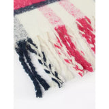 Barbour Rawson Check Scarf in Dahlia/Navy