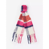 Barbour Rawson Check Scarf in Dahlia/Navy