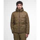 Barbour Re-Engineered Hooded Spey Quilted Jacket In Beech