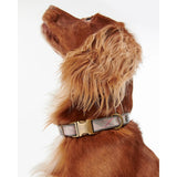 Barbour Reflective Tartan Dog Large In Pink Tartan