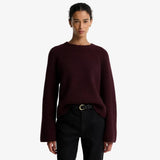 Barbour Renata Crew Neck Jumper In Fig