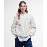 Barbour Reyna Quilted Bomber Jacket In Neutral