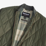 Barbour Rhea Quilted Jacket In Deep Olive/Ancient Tartan