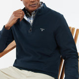 Barbour Rigg Half Zip Knitwear Navy