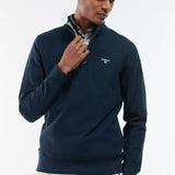 Barbour Rigg Half Zip Knitwear Navy