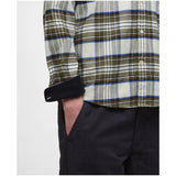 Barbour Ronan Tailored Checked Shirt In Ecru Marl