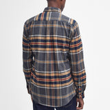 Barbour Ronan Tailored Fit Check Shirt In Grey Marl