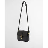Barbour Rosa Leather Crossbody Bag In Black