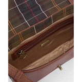 Barbour Rosa Leather Crossbody Bag In Brown