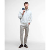 Barbour Rosford Half-Zip Sweatshirt In Whisper White