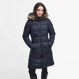 Barbour Rosoman Quilted Jacket In Dark Navy