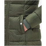Barbour Rosoman Quilted Jacket In Deep Olive