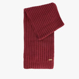 Barbour Saltburn Beanie & Scarf Gift Set In Cranberry