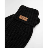 Barbour Saltburn Knitted Gloves In Black
