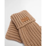 Barbour Saltburn Knitted Gloves In Mink