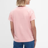 Barbour Sandgate Logo T-Shirt in Shell Pink