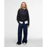 Barbour Sara Half Zip Sweatshirt in Dark Navy