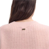 Barbour Scarlett Crew Neck Jumper In Mahogany Rose