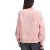 Barbour Scarlett Crew Neck Jumper In Mahogany Rose