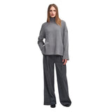 Barbour Serena High-Neck Jumper In Grey Marl