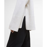 Barbour Serena Knitted High-Neck Jumper In Cloud