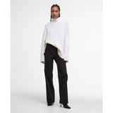 Barbour Serena Knitted High-Neck Jumper In Cloud