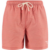 Barbour Shell Swim Shorts Red