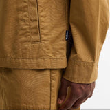 Barbour Sherburn Overshirt In Camel