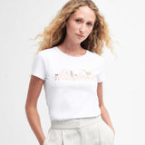 Barbour Southport T-Shirt in Classic White