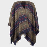 Barbour Staffin Tartan Serape Scarf In Classic