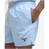 Barbour Staple Logo 5' Swim Shorts In Ocean Sky
