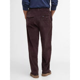 Barbour Stretch Cord Relaxed Trousers In Dark Oak