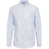 Barbour Striped Oxtown Tailored Shirt In Navy