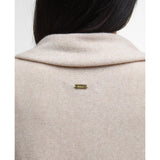 Barbour Tabitha Knit Cape In Oat