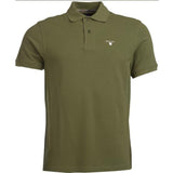 Barbour Tartan Pique Polo Shirt In Burnt Olive