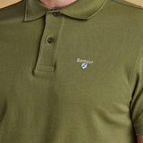 Barbour Tartan Pique Polo Shirt In Burnt Olive