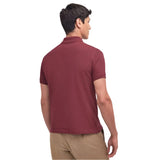 Barbour Tartan Pique Polo Shirt In Ruby